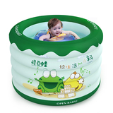 OPENBABY欧培充气游泳池圆形普通版-绿豆蛙绿色